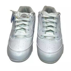 Nike Air Low Pressure White Leather Walking Shoes Women Size US 7.5 EUC